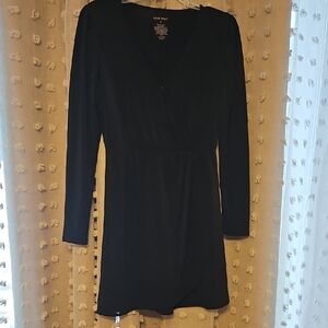 Nine West Elegant Black Long Sleeve Dress